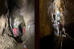 Profilgang bei Riesenhöhlenhalle